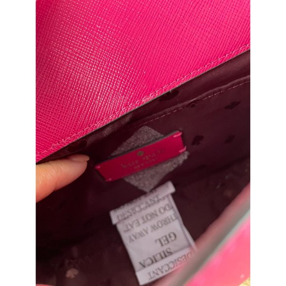 KATE SPADE Carson saffiano leather convertible pink ruby purse - Picture 9 of 14